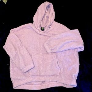 Size large,purple fluffy hoodie